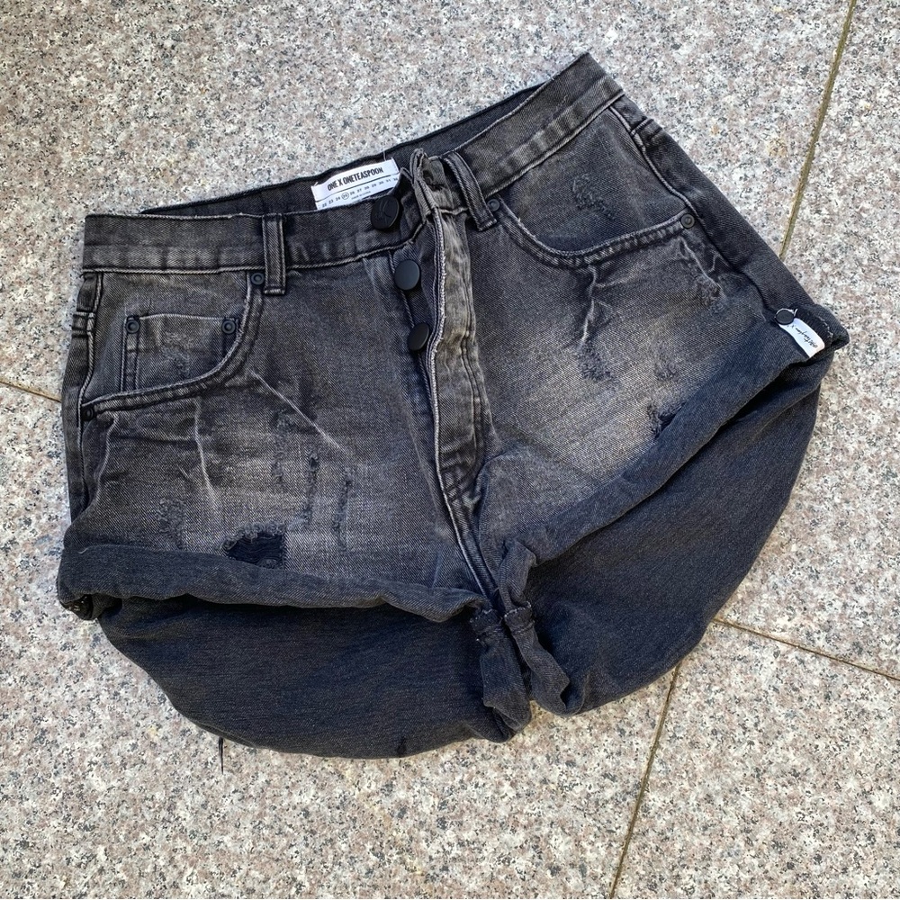One teaspoon mid waist bandit shorts